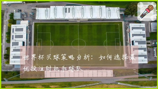 世界杯买球策略分析：如何选择最优投注时机和球队